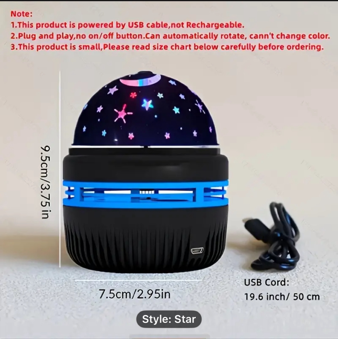 Star Projector Night Light - photo 2