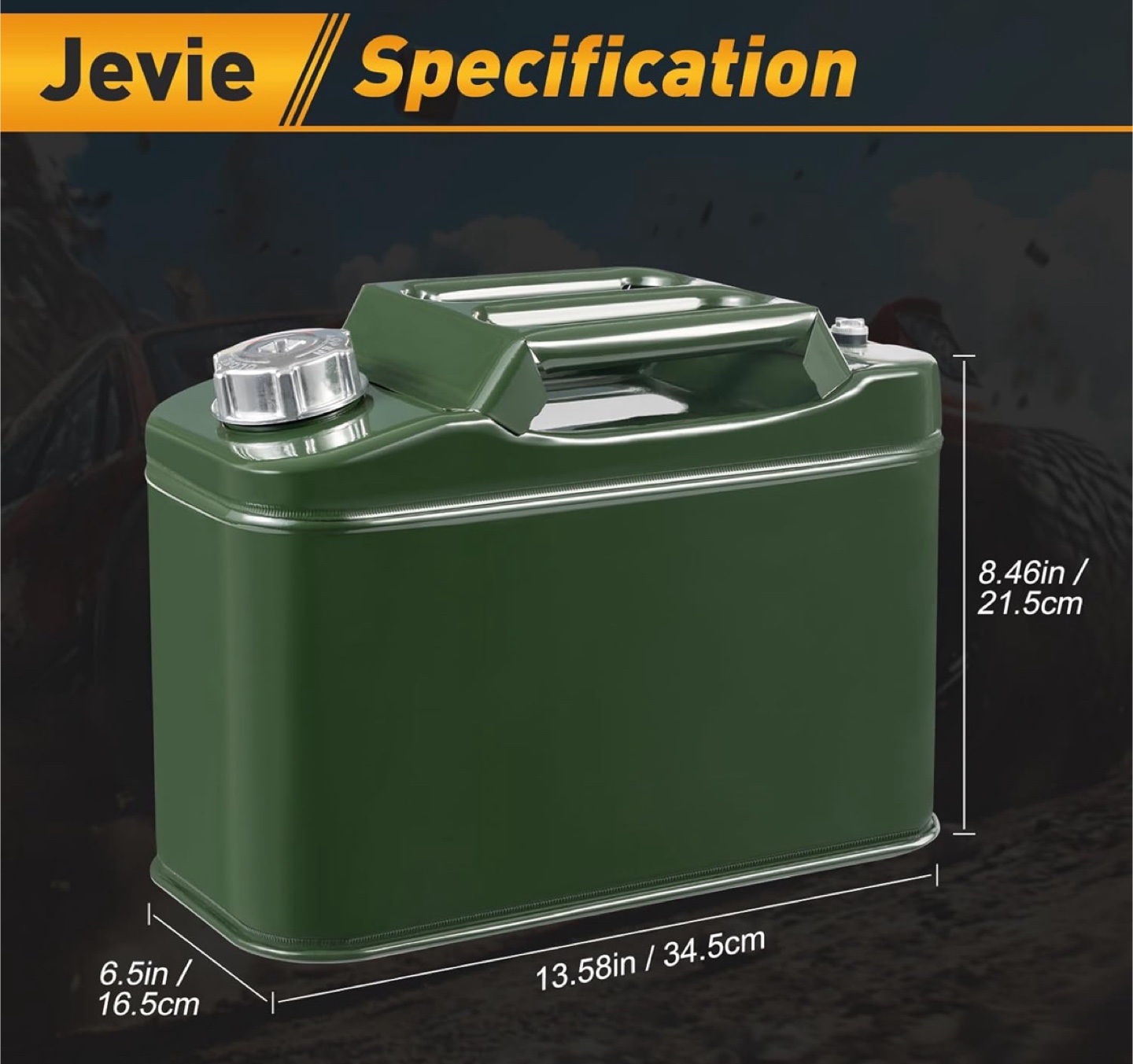 Green Metal Jerry Can 10L - photo 5