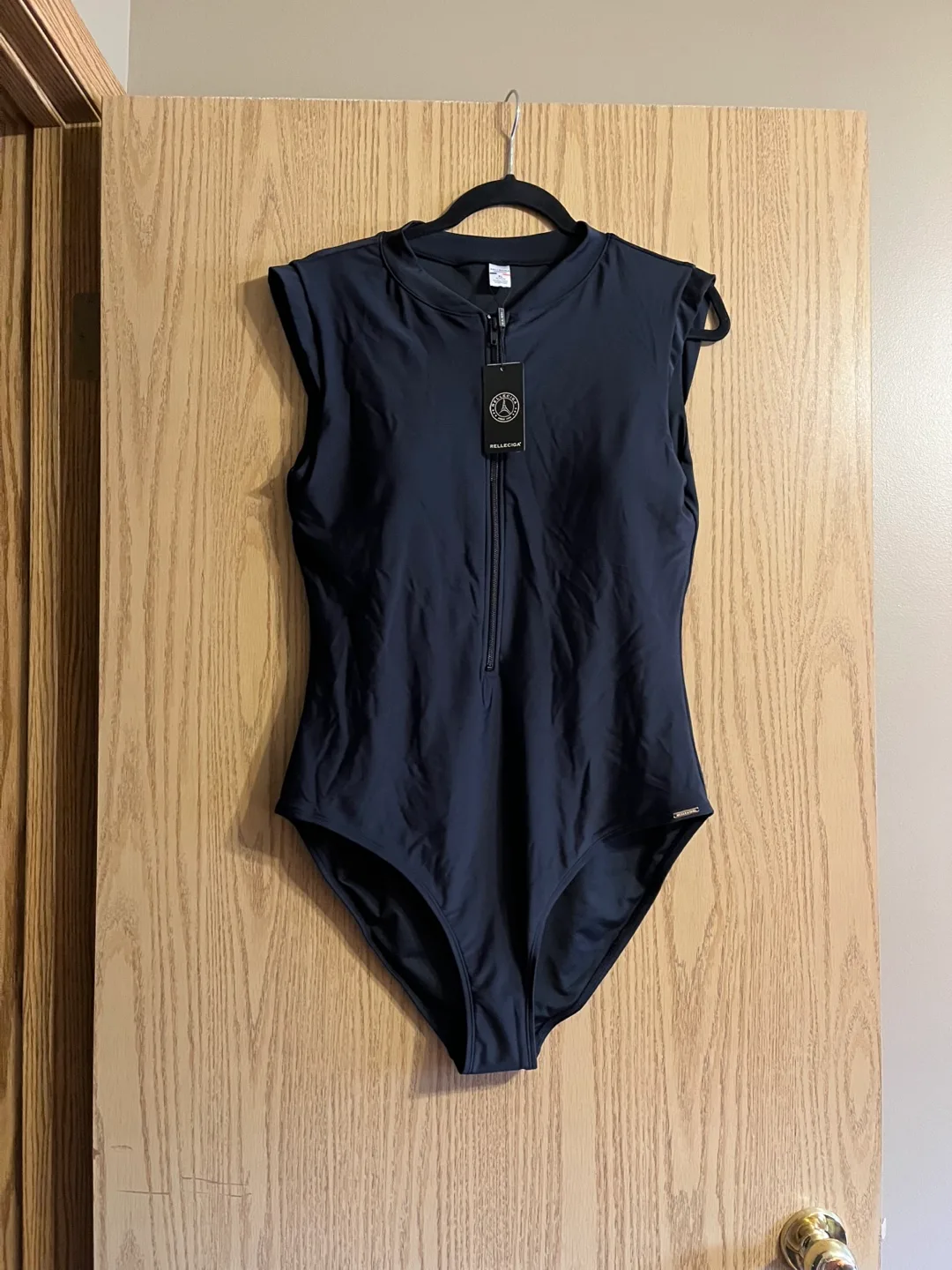 LADIES RELLECIGA BLACK ONE PIECE BATHING SUIT (Size XL) thumbnail