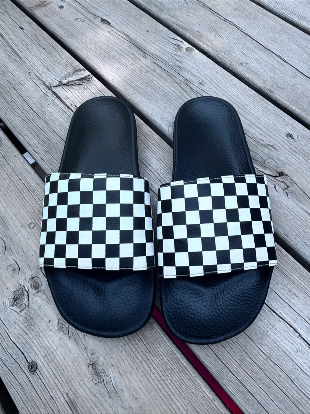Vans Checkerboard Slides - US Men's 9 thumbnail