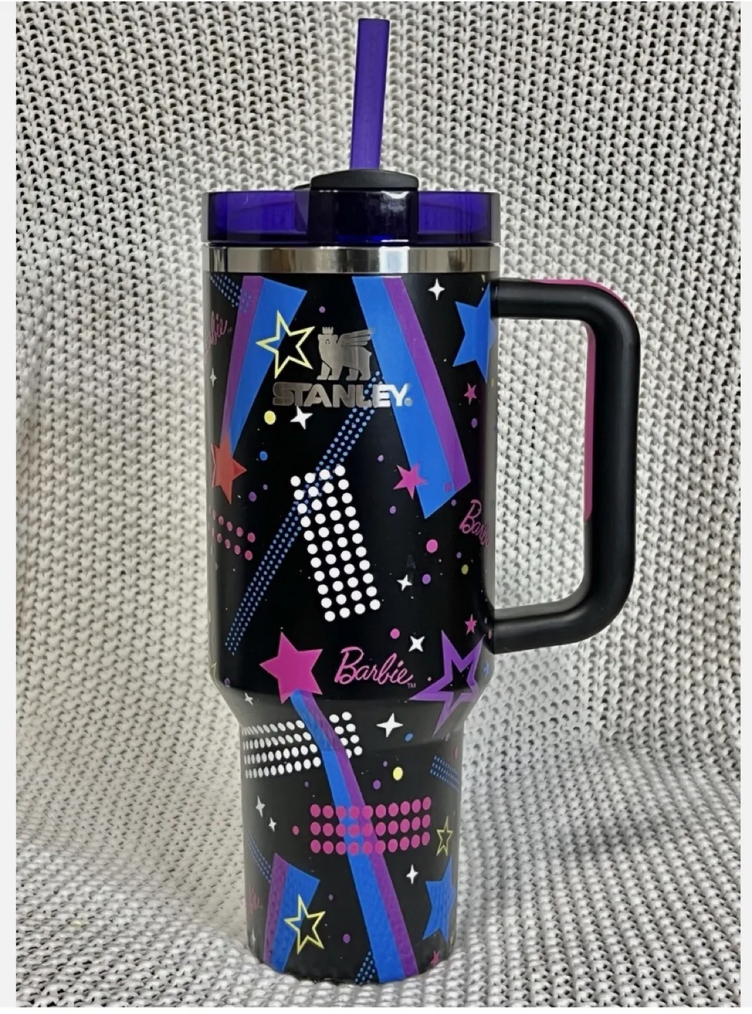 🤩 Stanley Adventure Quencher 40oz Tumbler Barbie 90's Rockers thumbnail