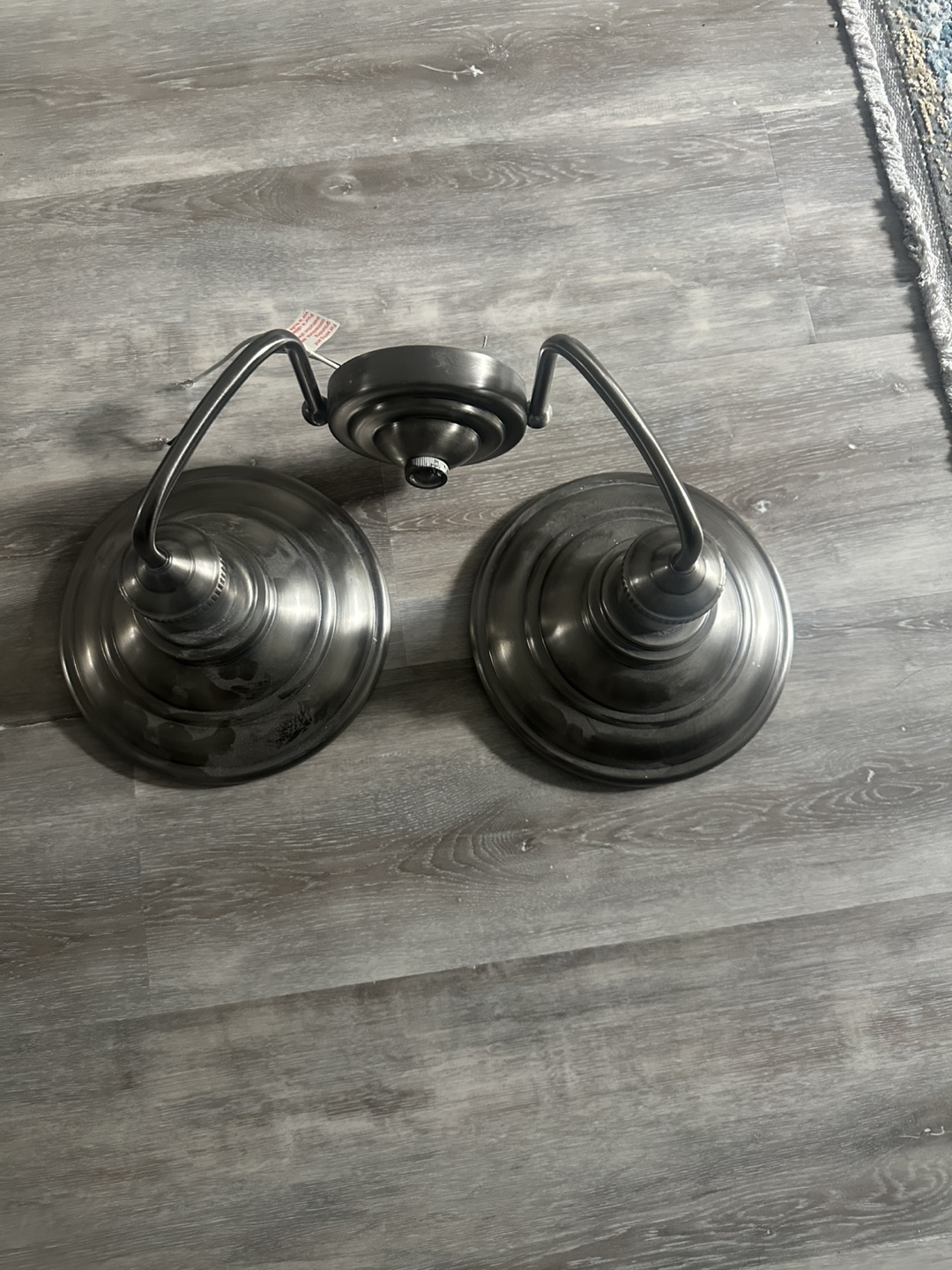 Two-Light Brushed Nickel Vanity Light - photo 3