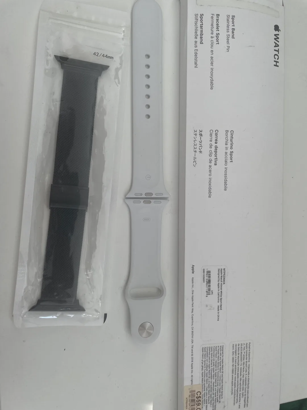2 Apple Watch Bands 40& 42/44mm thumbnail