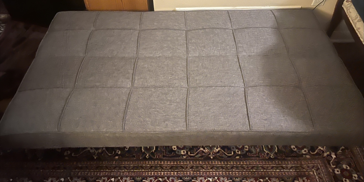 Grey Futon Sofa Bed - photo 3