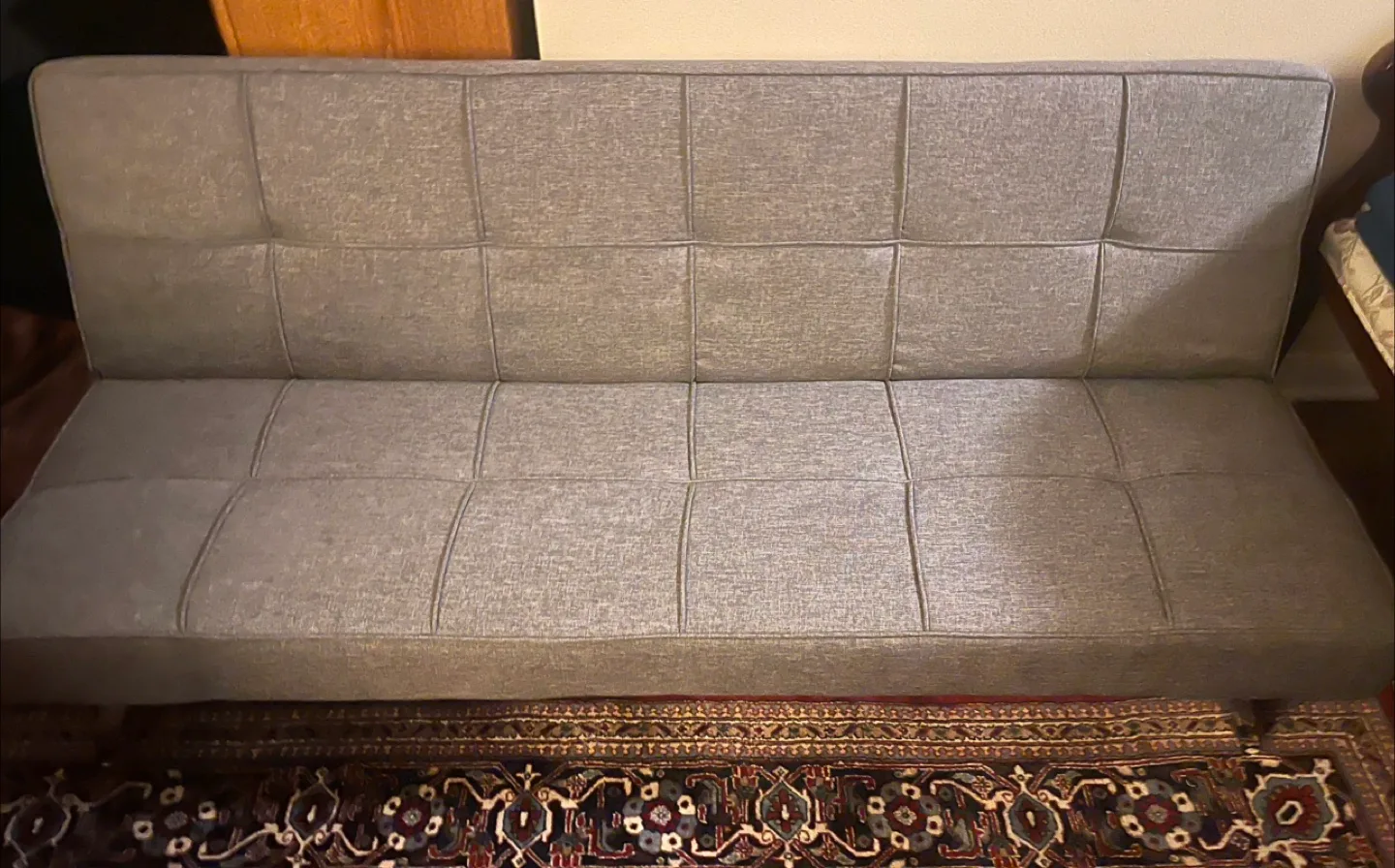 Grey Futon Sofa Bed thumbnail