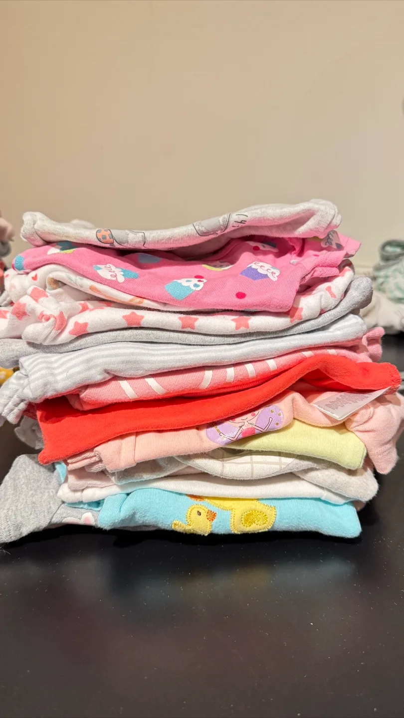 Baby Clothes Bundle - onesies and shirts thumbnail