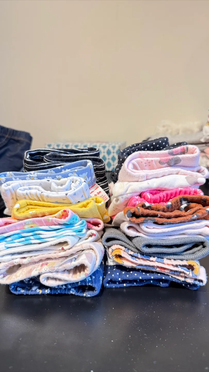 Baby Girl pants  Bundle 0-3 thumbnail