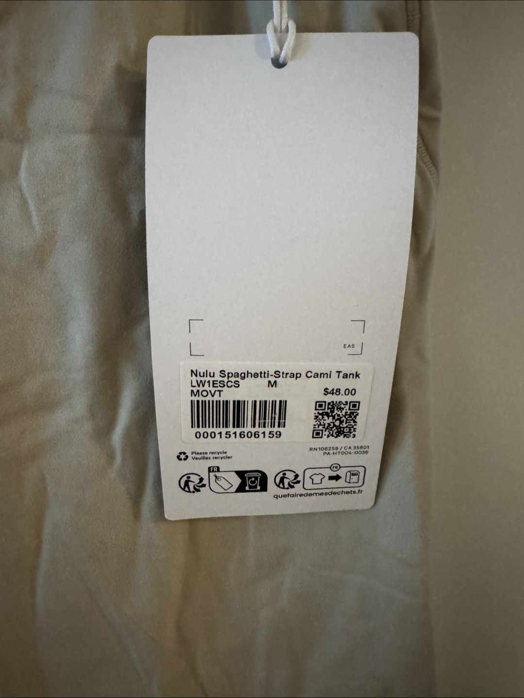 Lululemon Wundermost Spaghetti Strap Cami Tank - M - photo 4