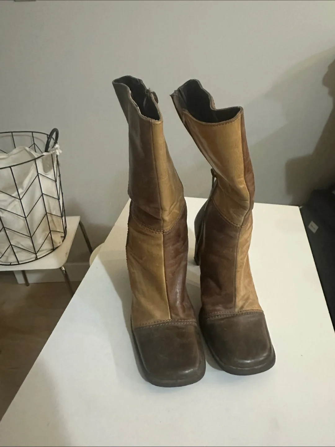 Aldo Leather Boots Size 11 thumbnail