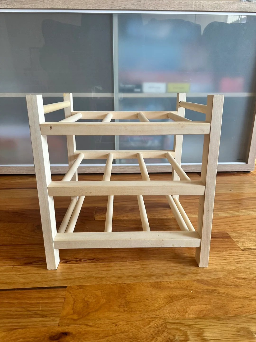 Small Wooden Wine Rack thumbnail