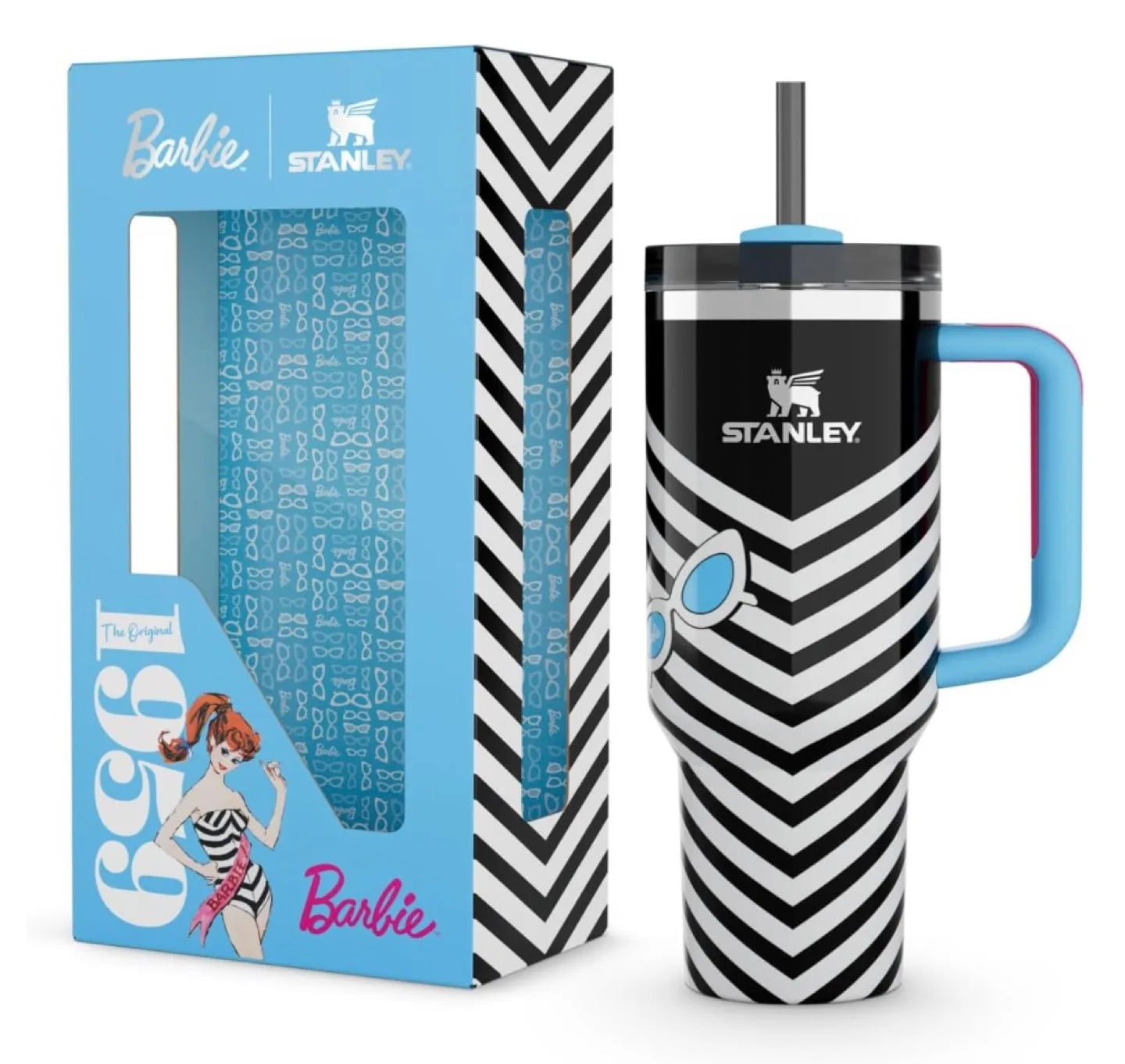 🤩 Stanley x Barbie 40oz Quencher Tumbler - New in Box! thumbnail