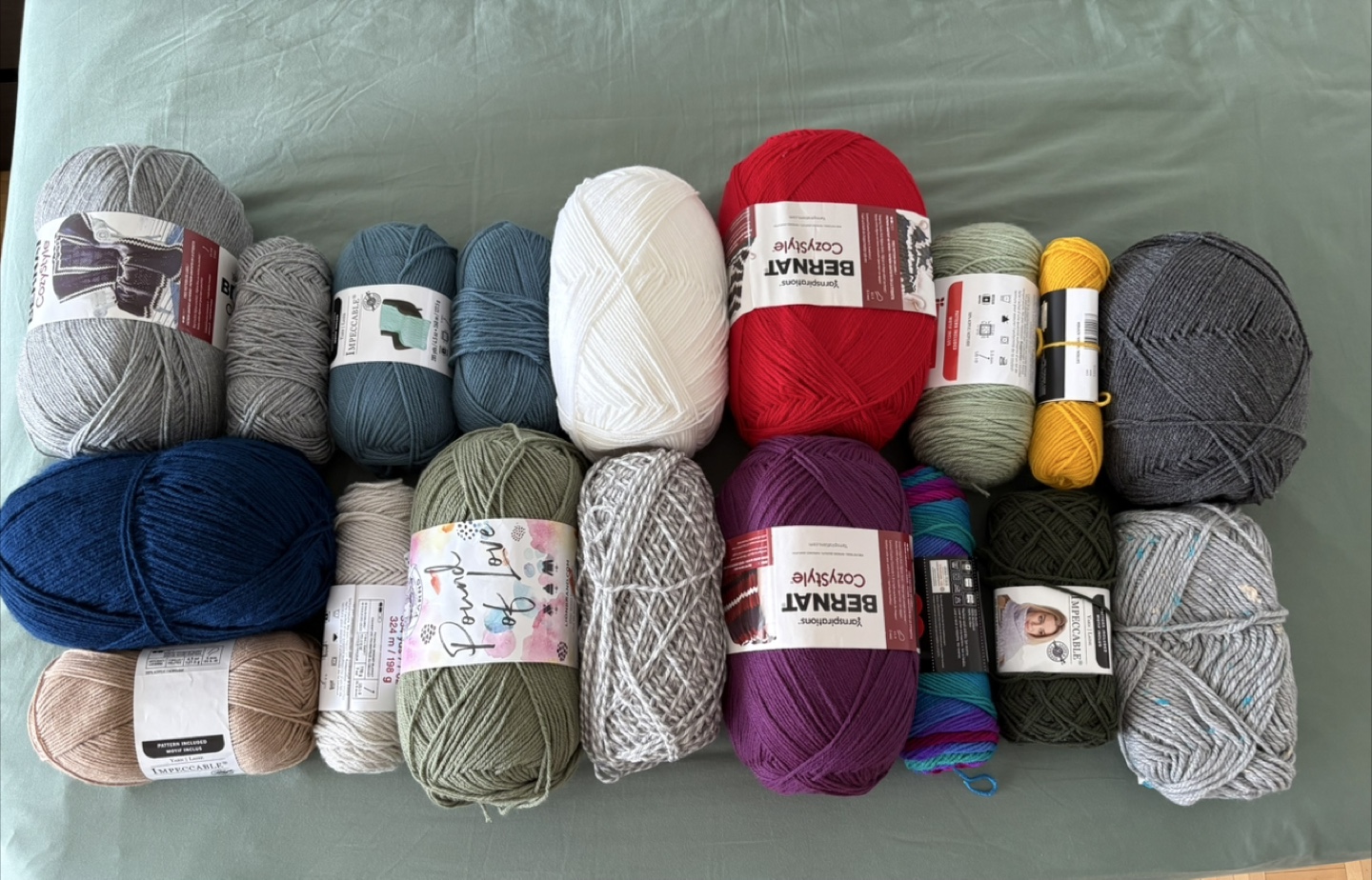 Yarn Lot: Bernat, Premier, Loops & Threads