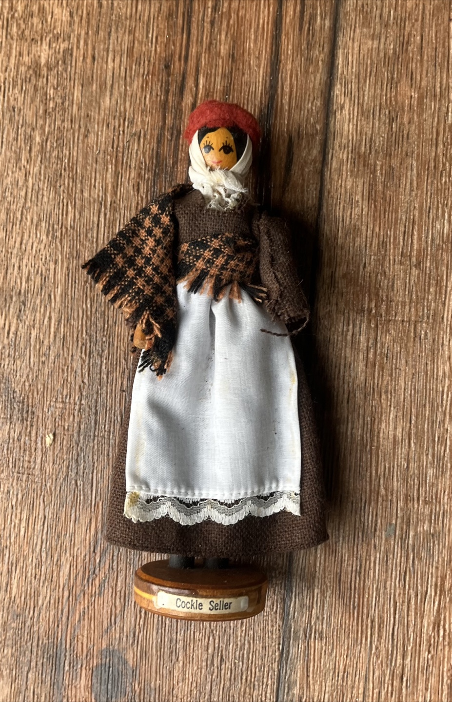 Cockle Seller Doll - Handmade in Wales