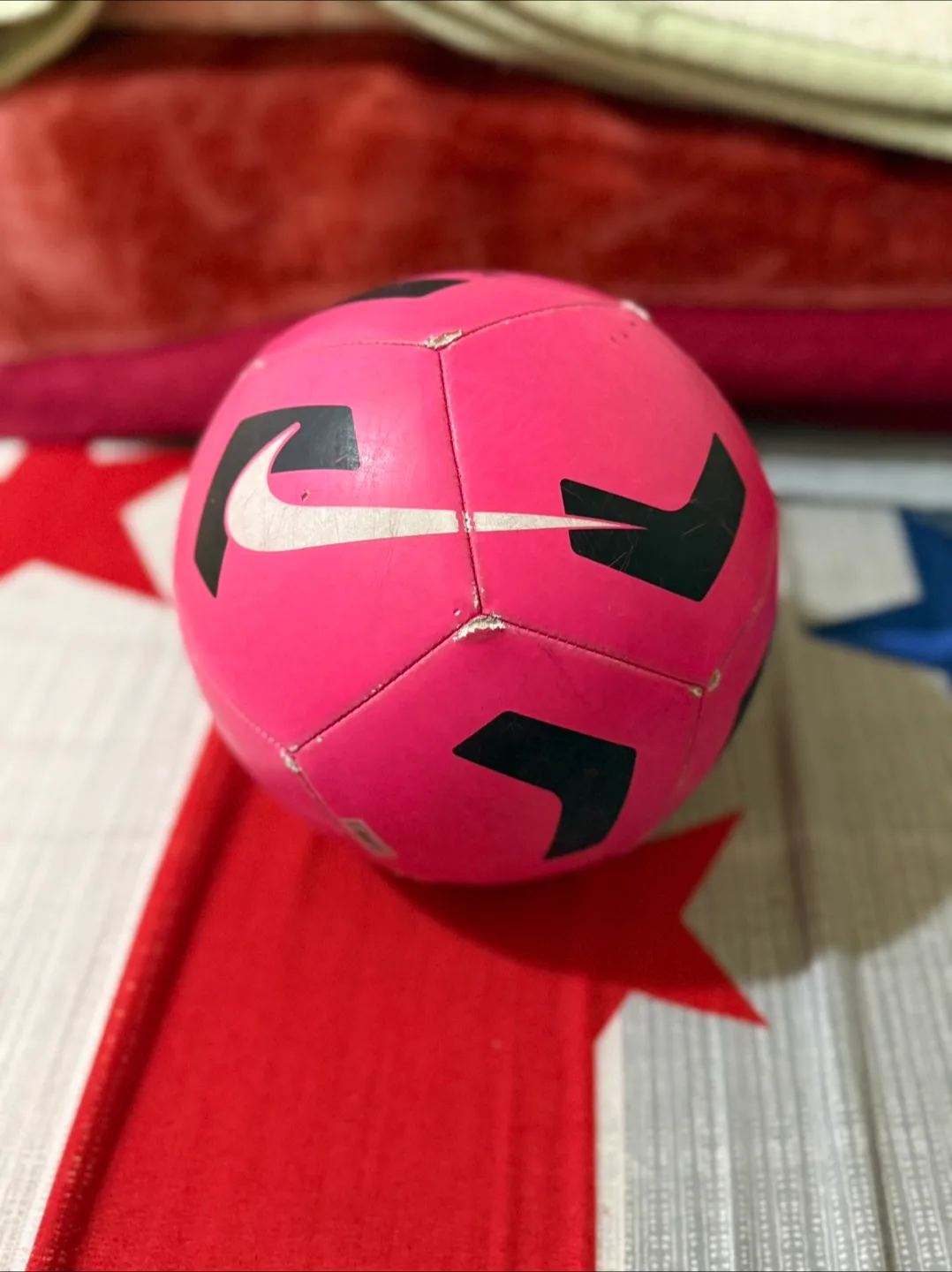 Nike Pink Soccer Ball thumbnail