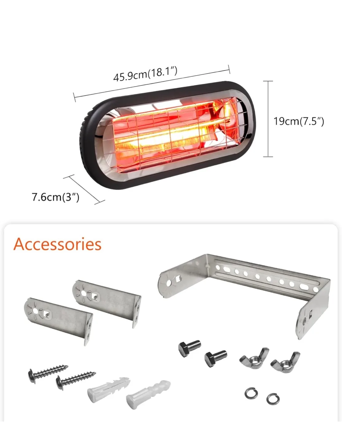 Indoor/Outdoor Electric Heater image indicator(4)