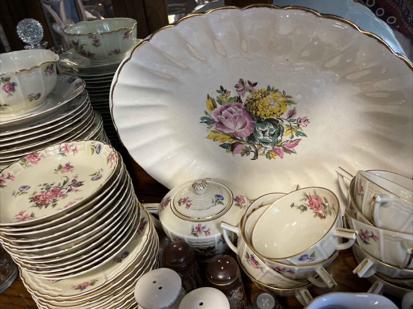 Vintage Floral China Set