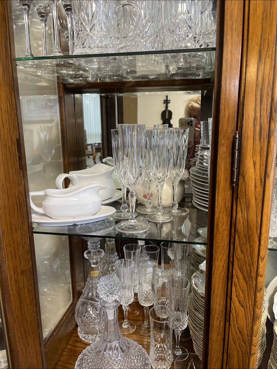 Crystal Wine Glasses & Decanter Set