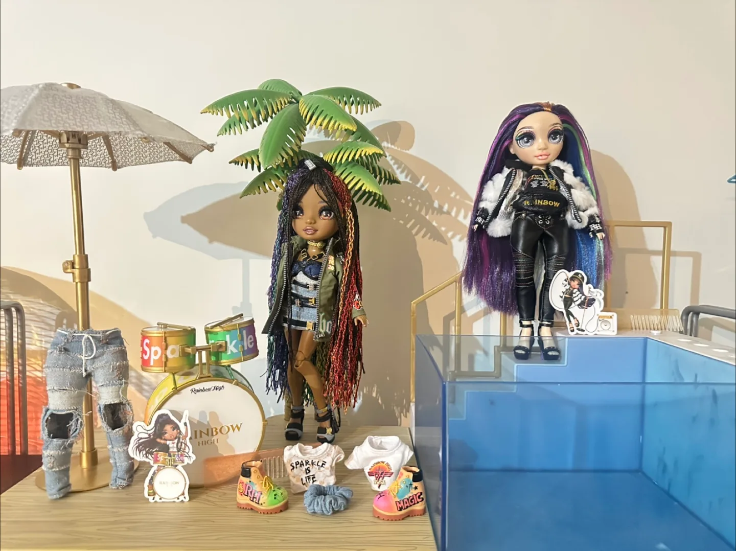 Rainbow High and Shadow High Dolls- see pictures image indicator(2)