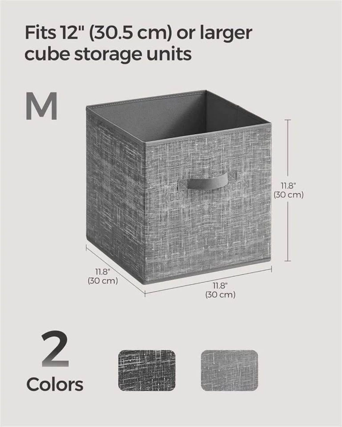 New-SONGMICS 8pcs Foldable Storage Cubes
