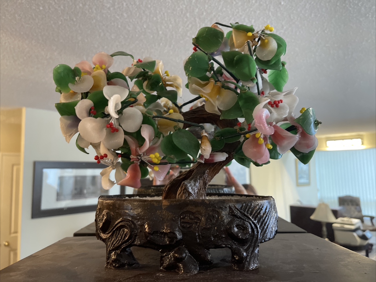 Artificial Bonsai Tree with Jade Leaves