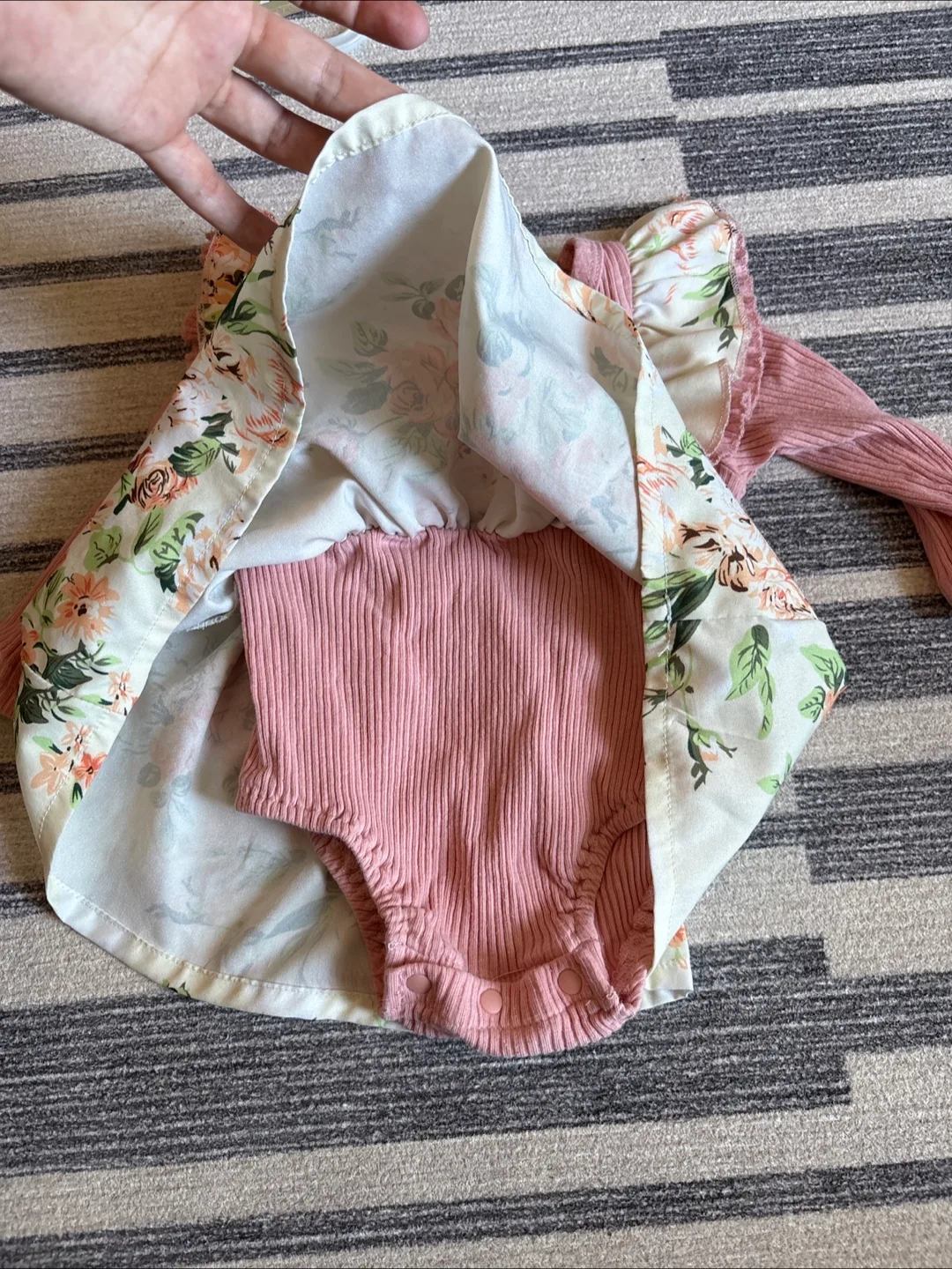 Floral Baby Dress - Size 3-6 Months 🇨🇦 image indicator(3)