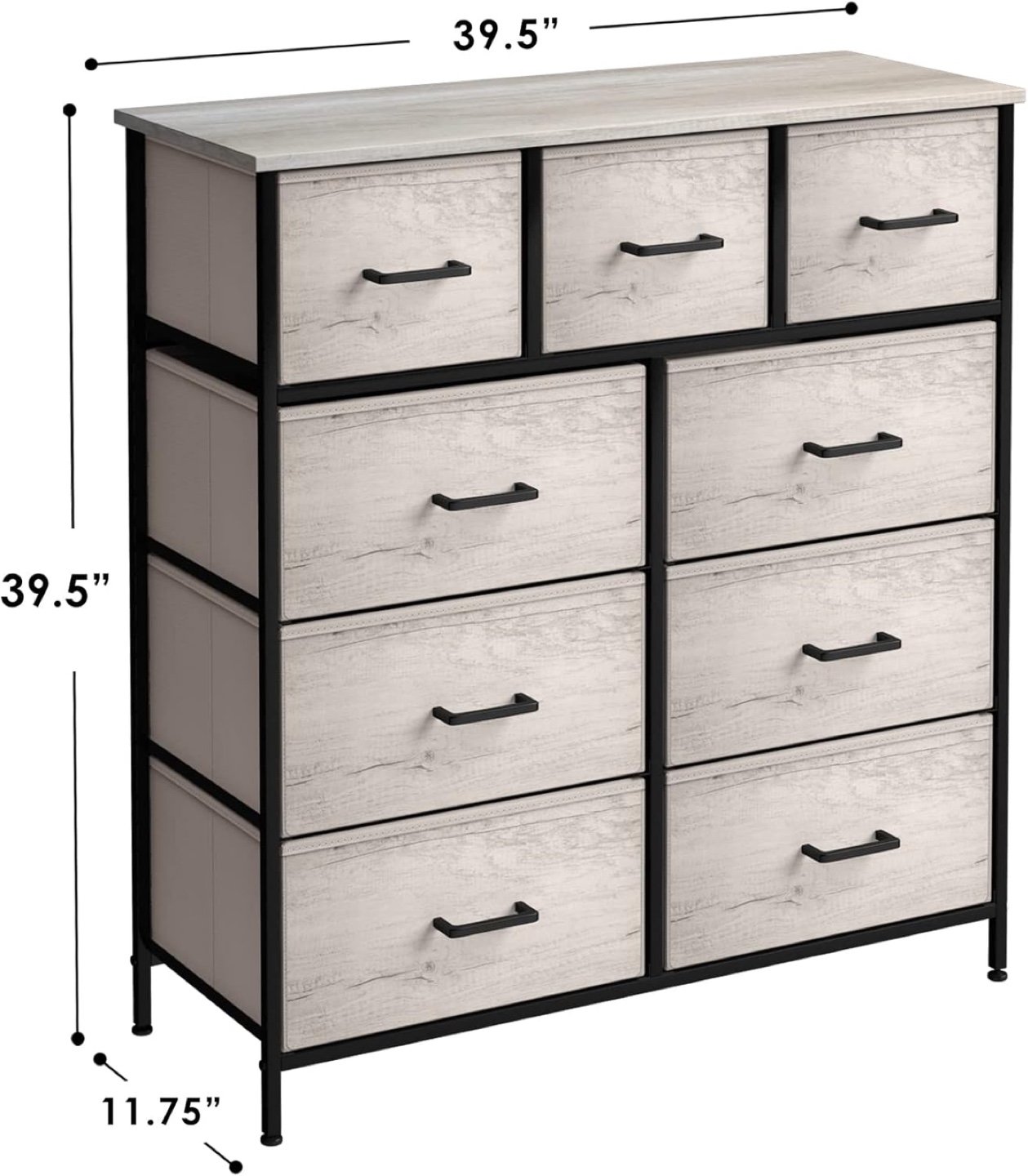 New - Sorbus Dresser with 9 Faux Wood Drawers - photo 2