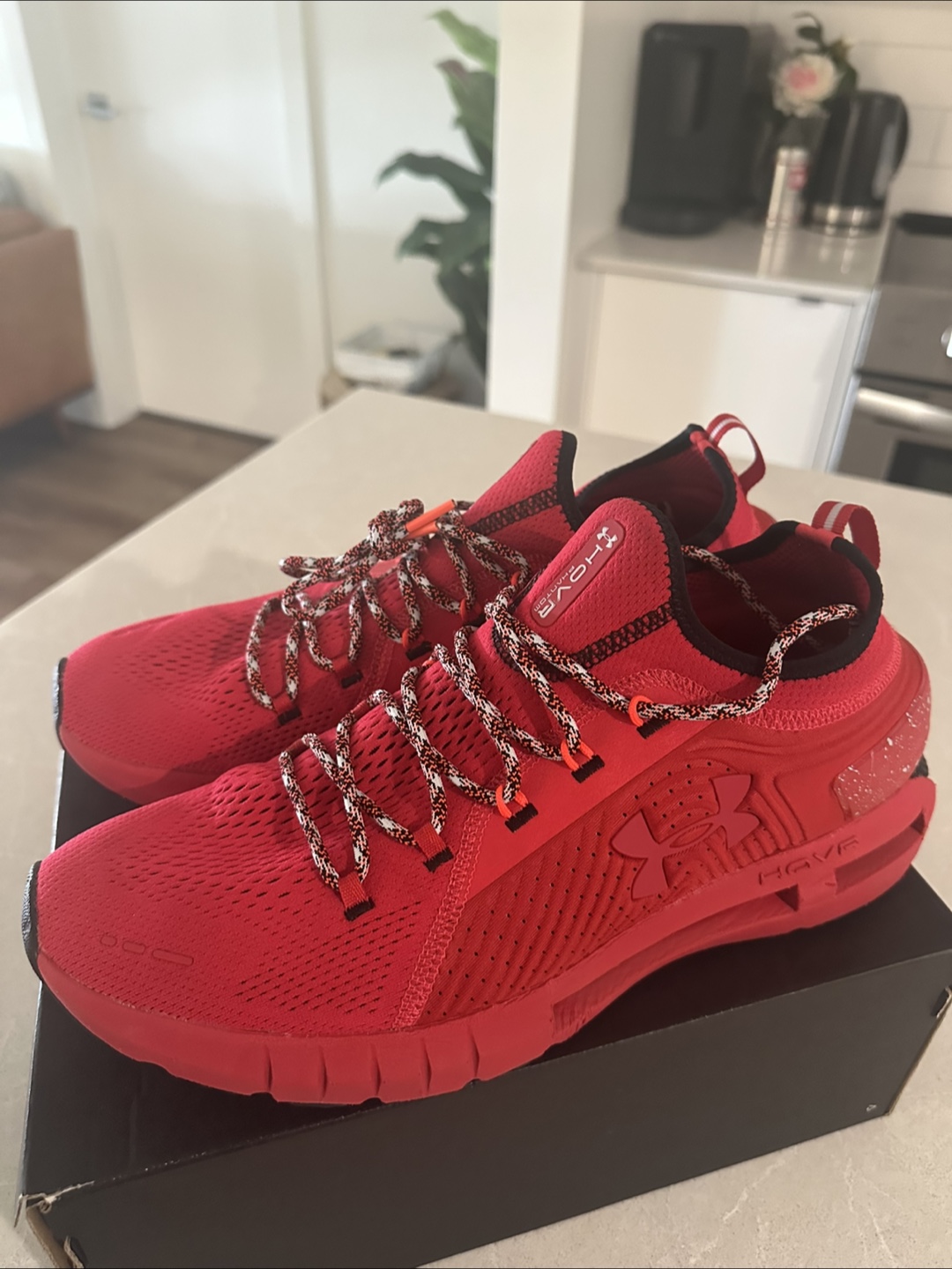 Under Armour HOVR Red Running Shoes