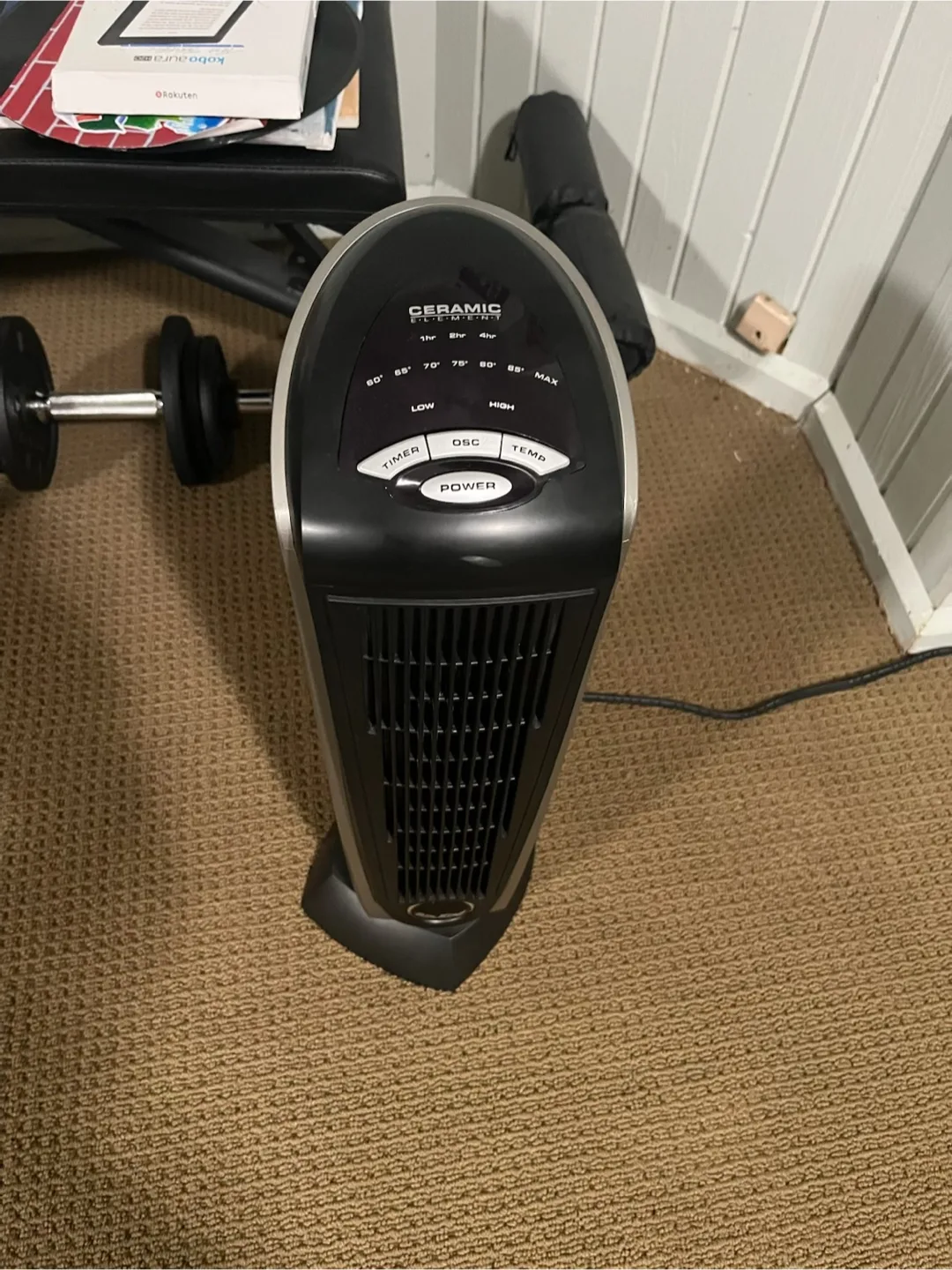 Ceramic Element Tower Heater thumbnail