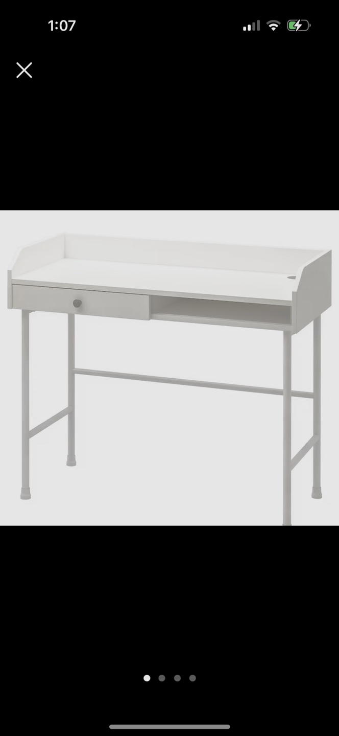 IKEA Hemnes White Desk - photo 2