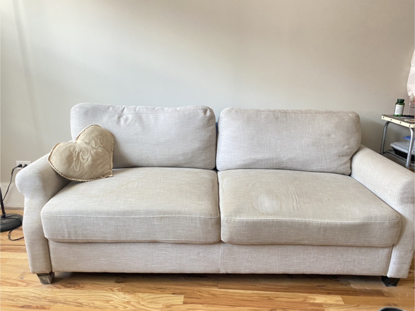 Beige Zinus Josh Traditional Sofa