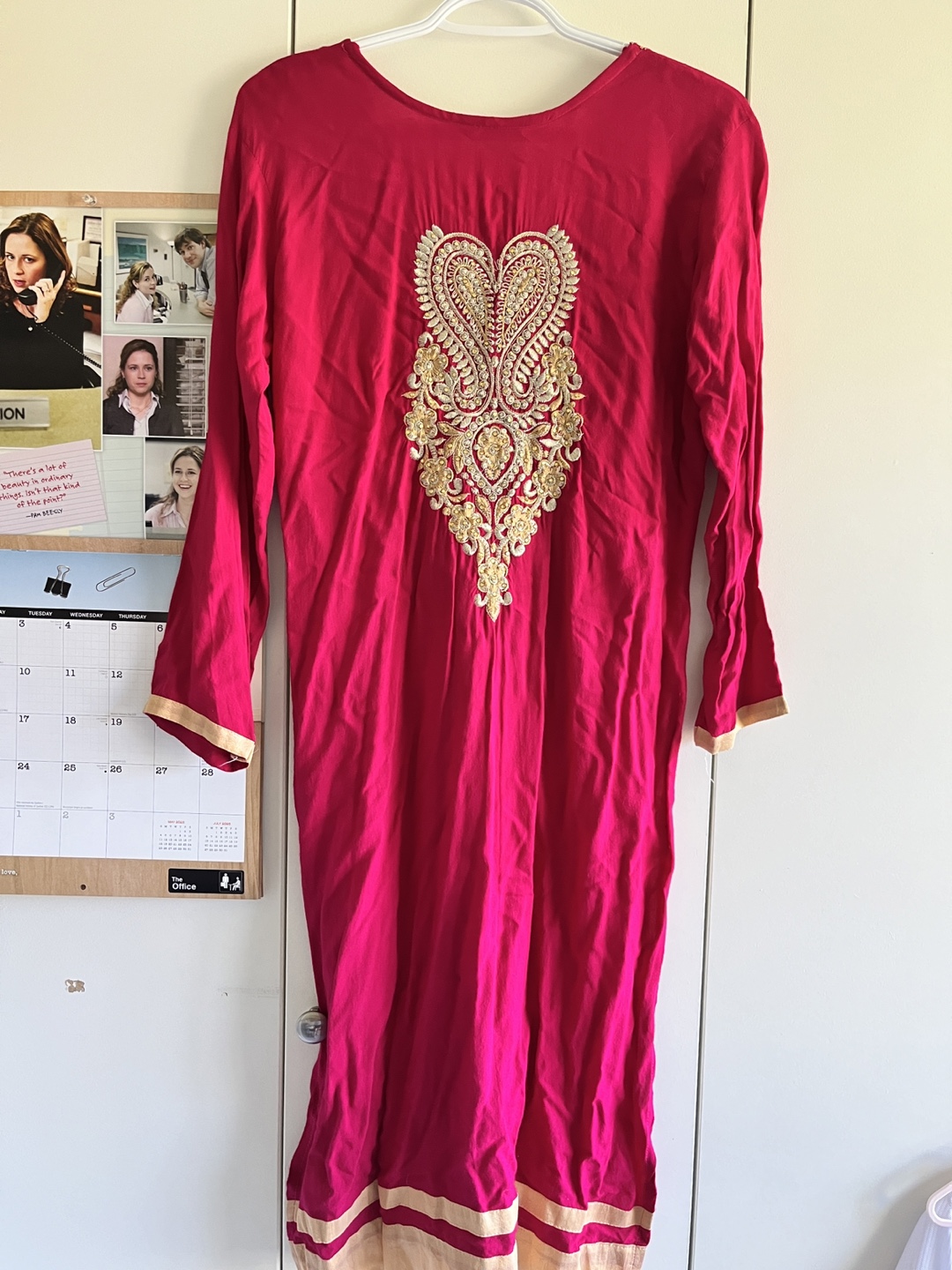 Indian Kurta Embroidered Dress - Size 44 - photo 2