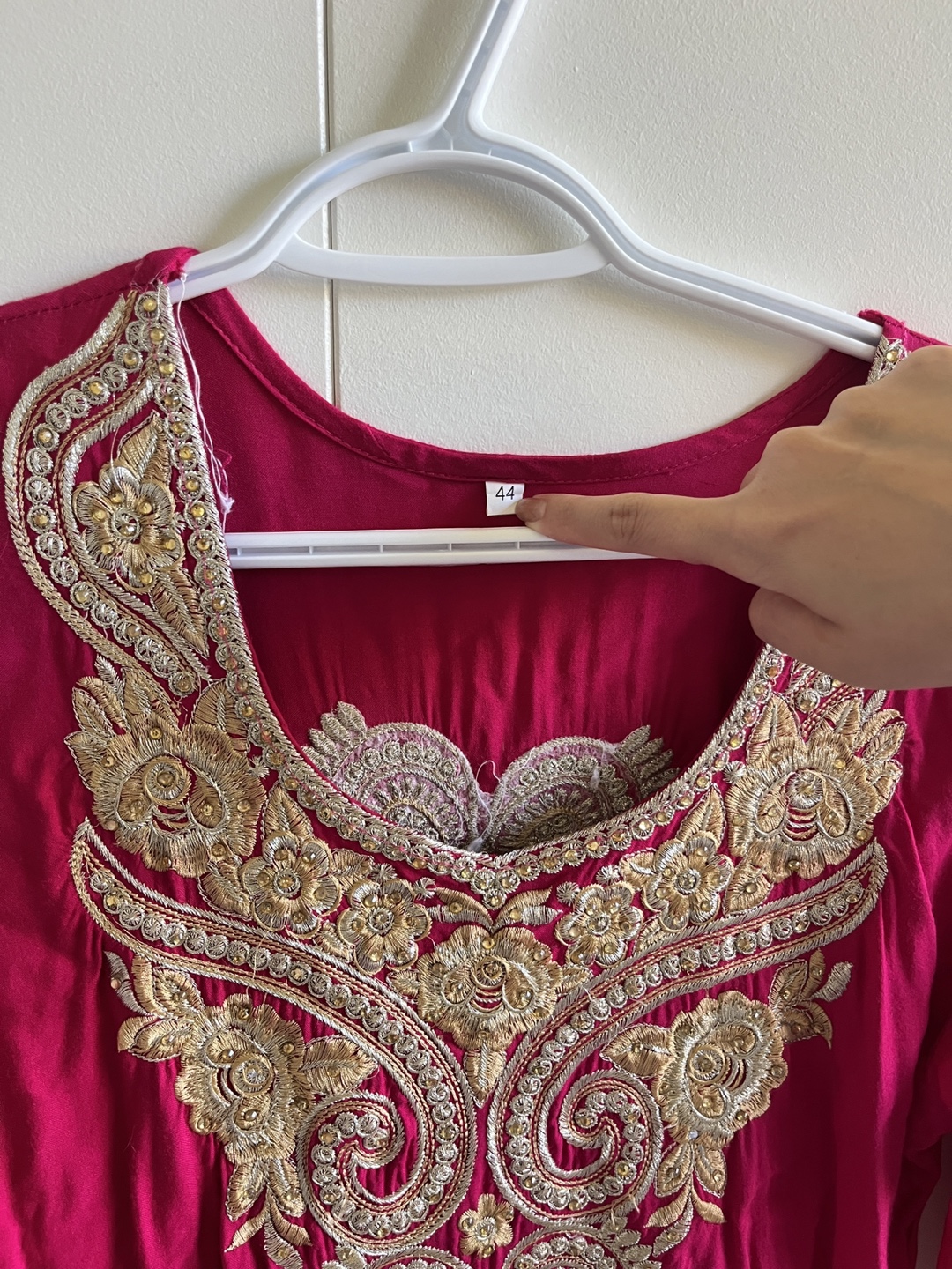 Indian Kurta Embroidered Dress - Size 44 - photo 3