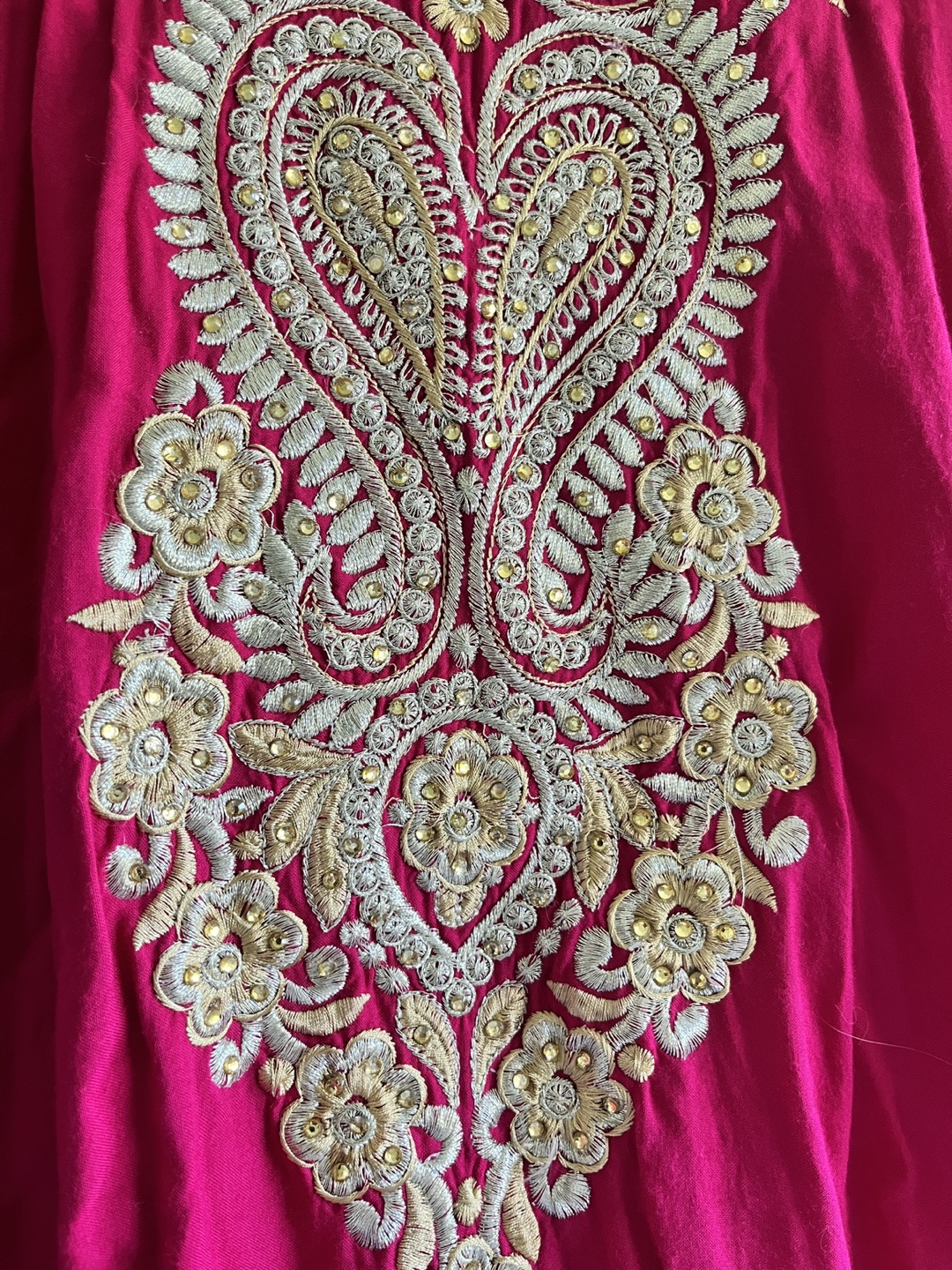 Indian Kurta Embroidered Dress - Size 44 - photo 4