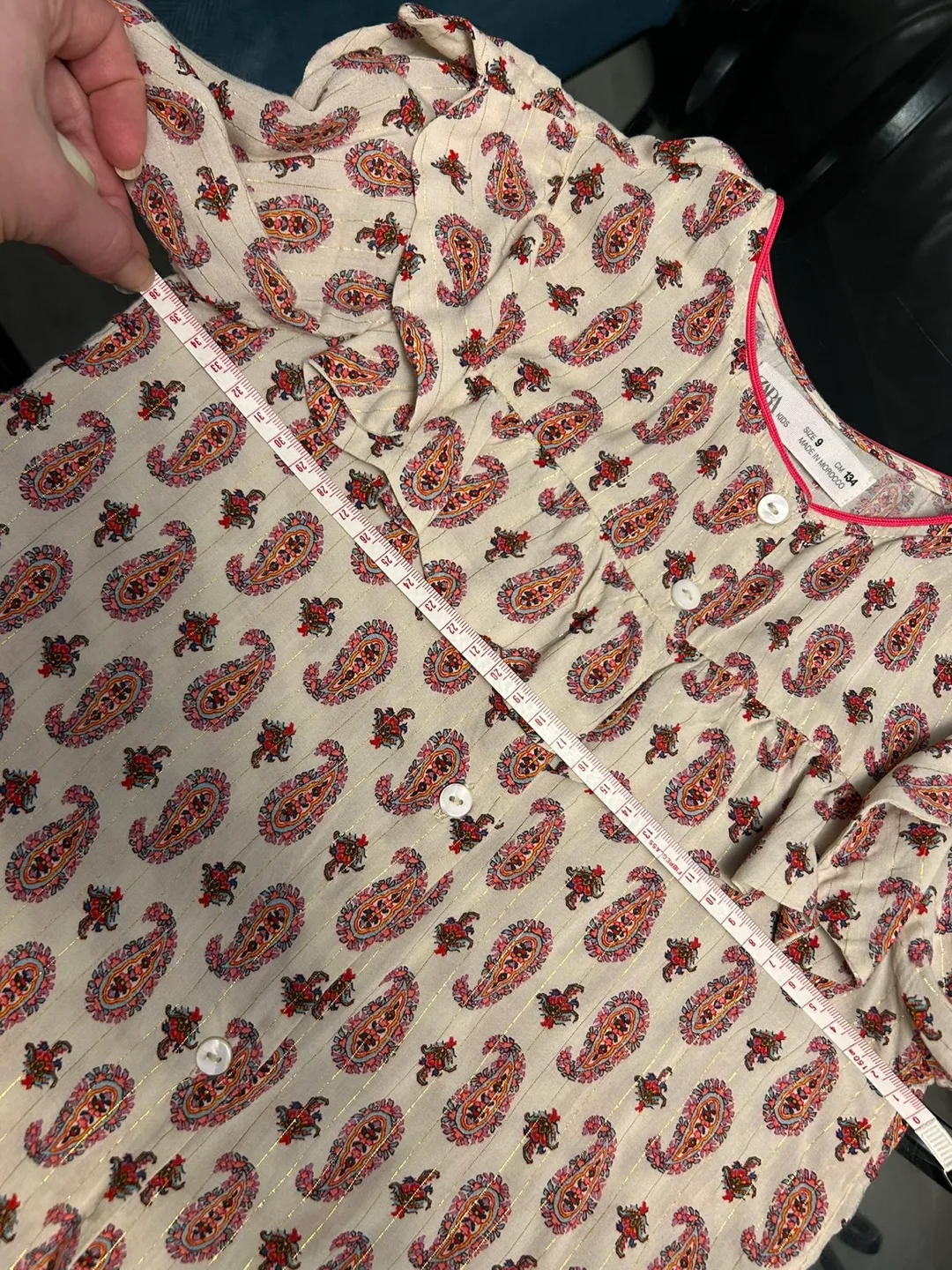 ZARA Girls Blouse 130-140 (8-10 years) , like new image indicator(7)