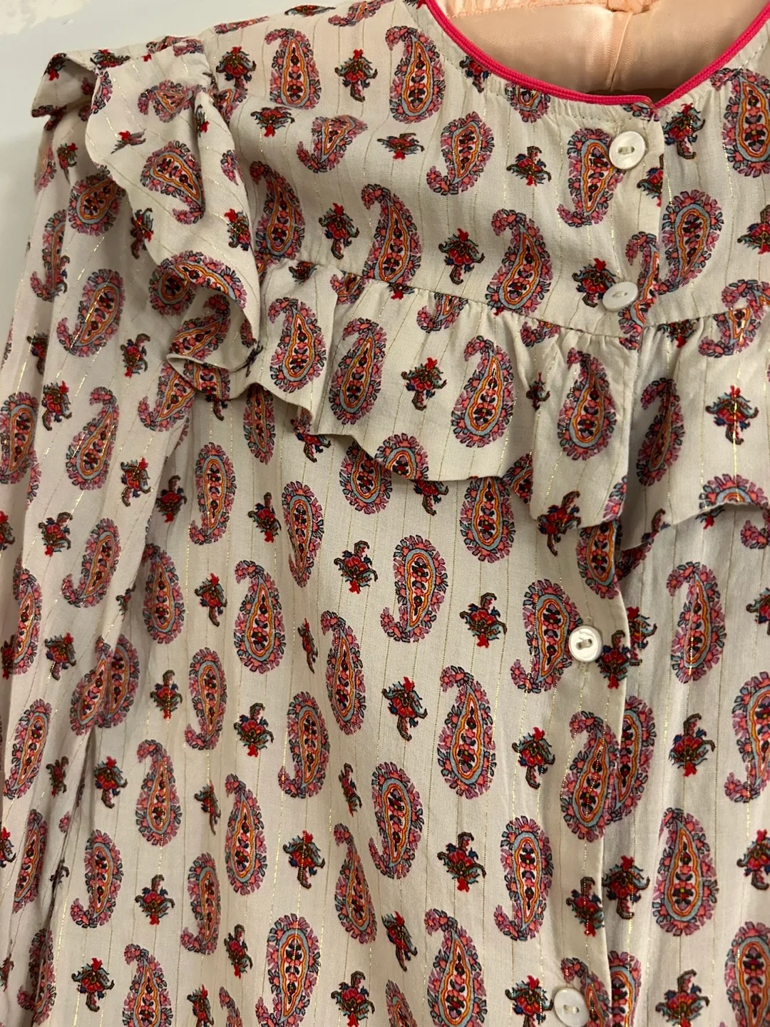 ZARA Girls Blouse 130-140 (8-10 years) , like new image indicator(5)