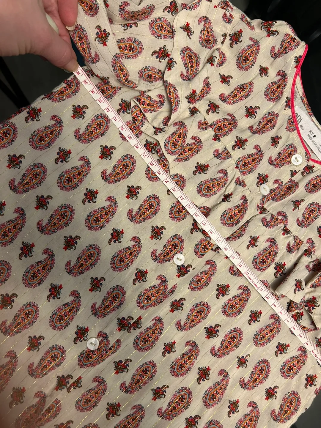 ZARA Girls Blouse 130-140 (8-10 years) , like new image indicator(6)