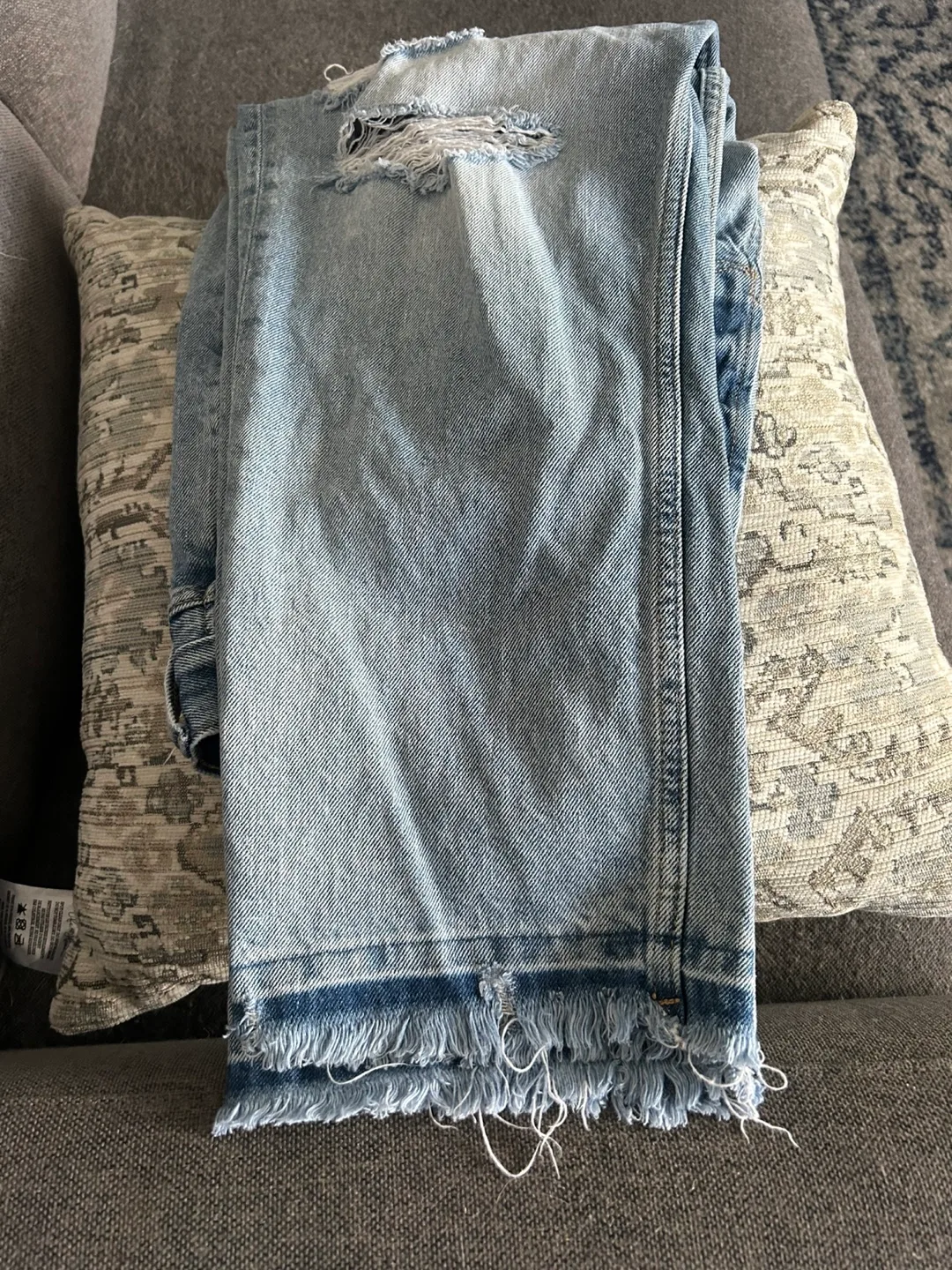 Old Navy Slouchy Straight Jeans - Size 12 image indicator(2)