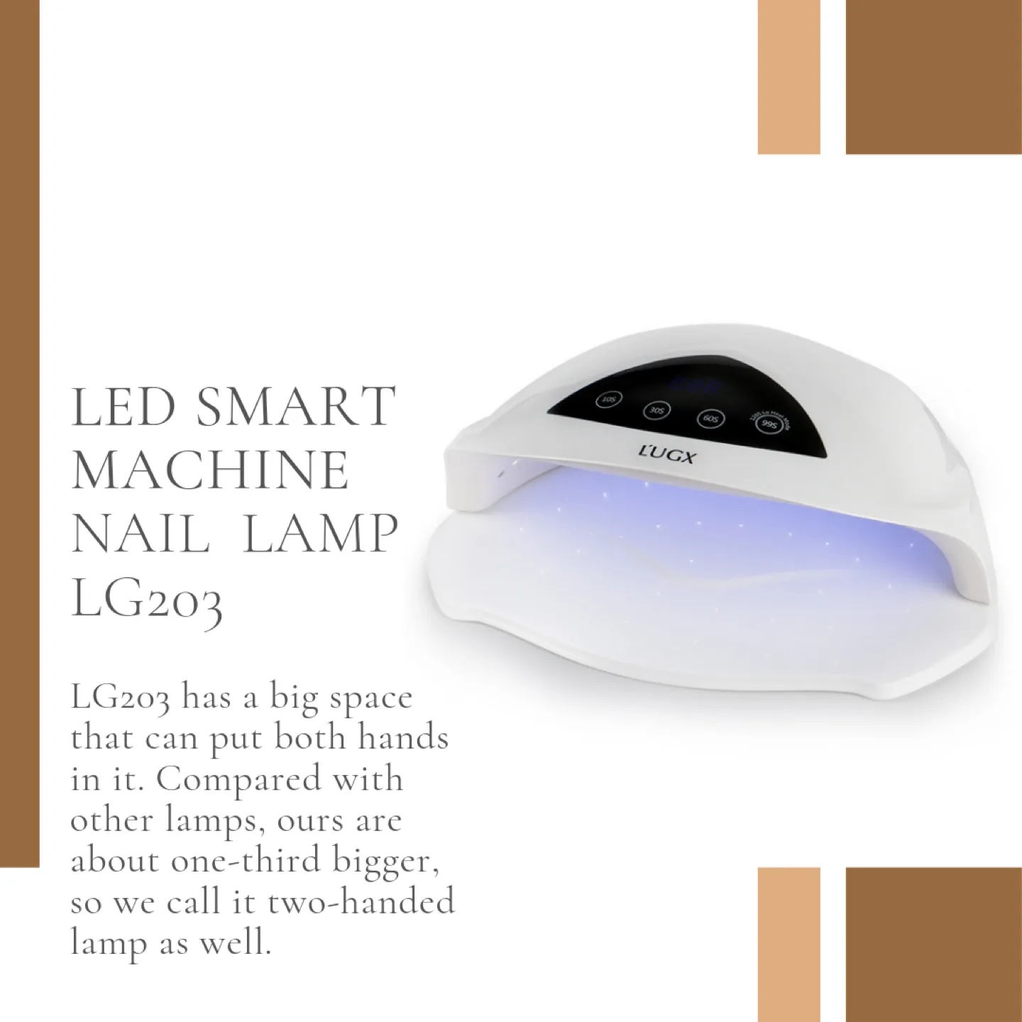 LUGX LG203 LED Smart Nail Lamp thumbnail