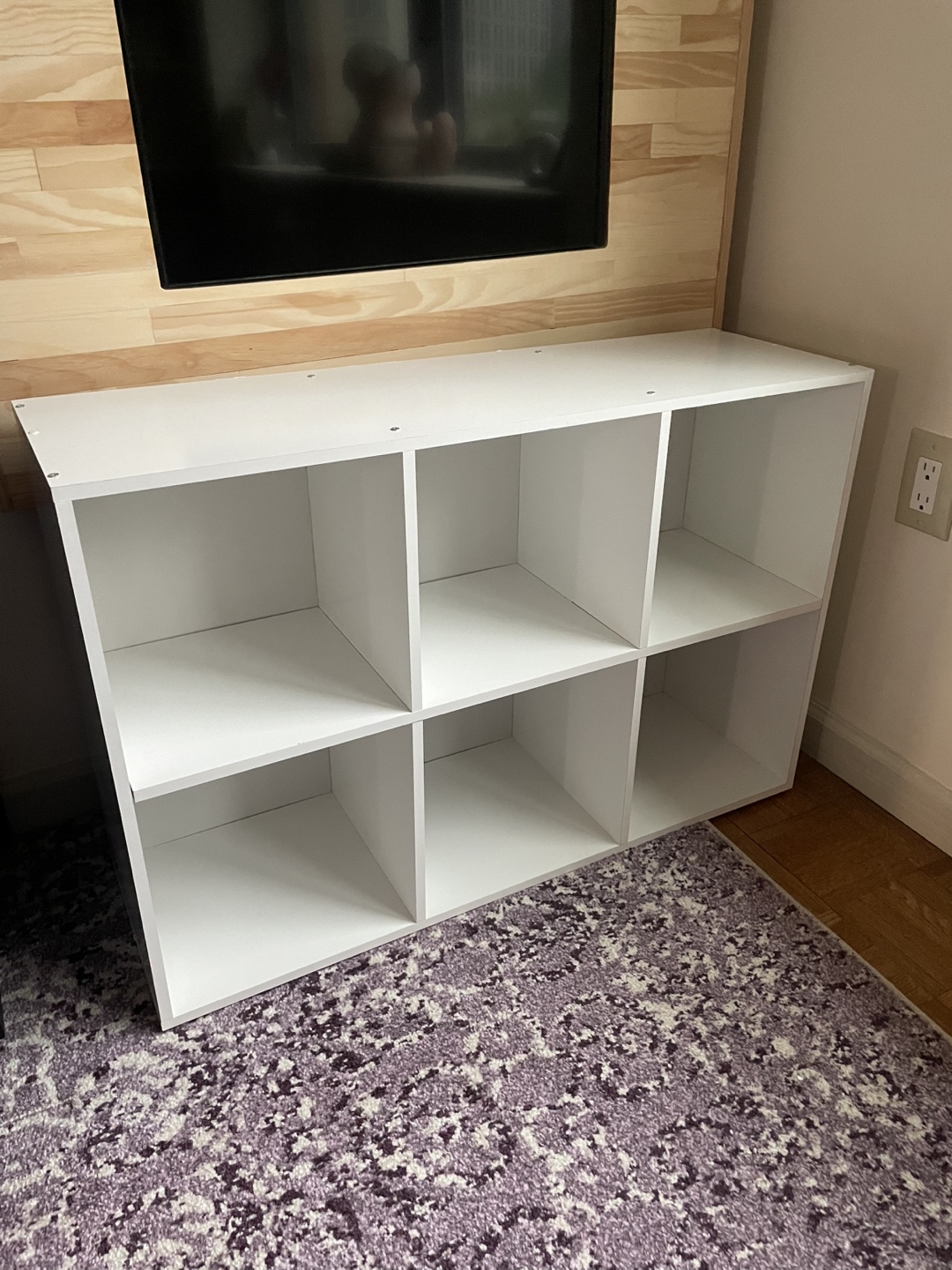 White 6-Cube Storage Organizer