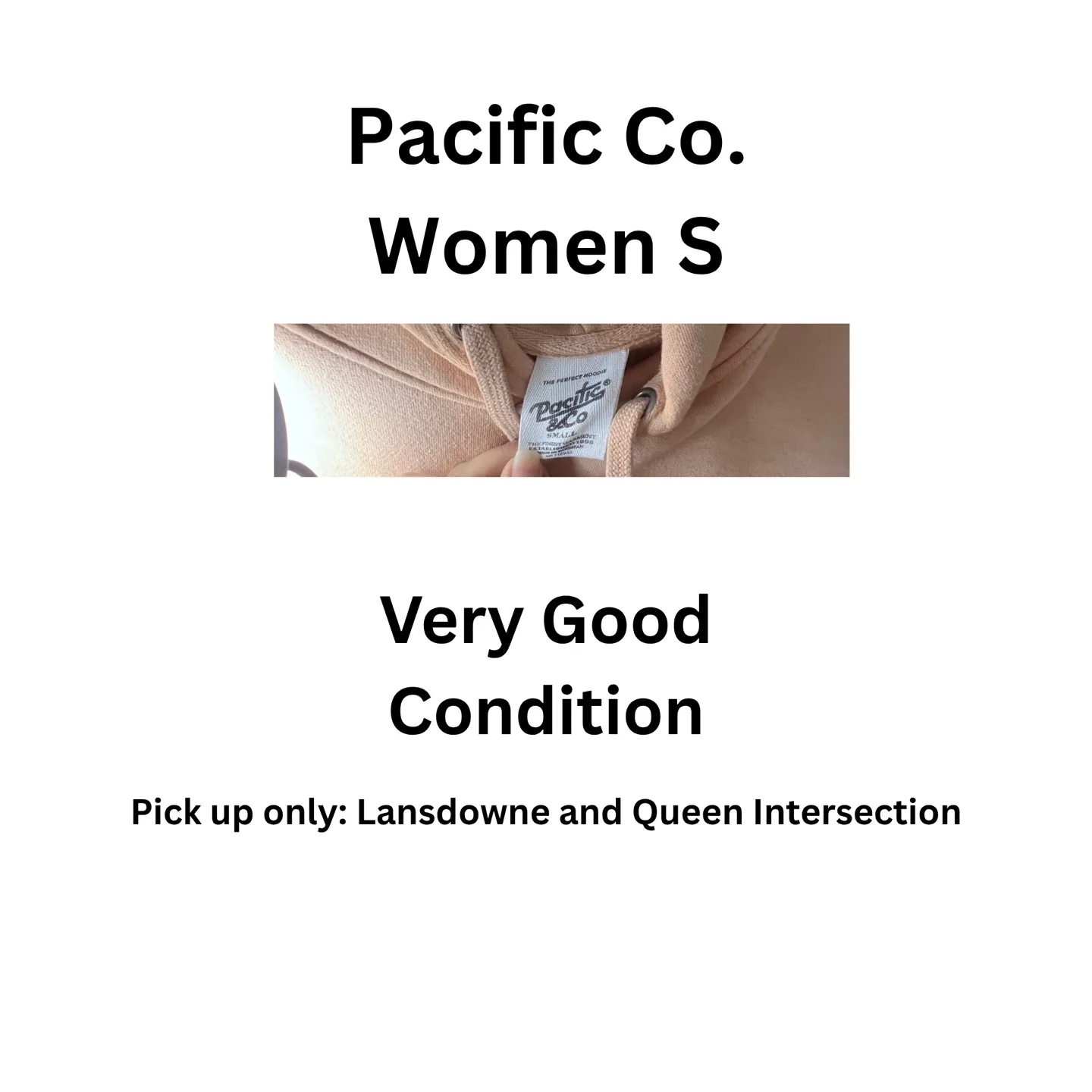 Pacific Co. Women's Hoodie - Size S thumbnail