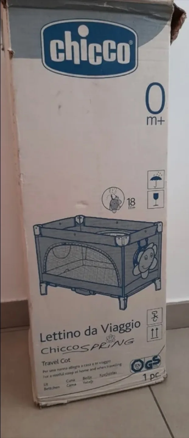 Chicco Spring Travel Cot - Like New! image indicator(2)