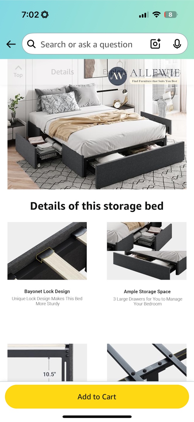 Storage Bed Frame - photo 5