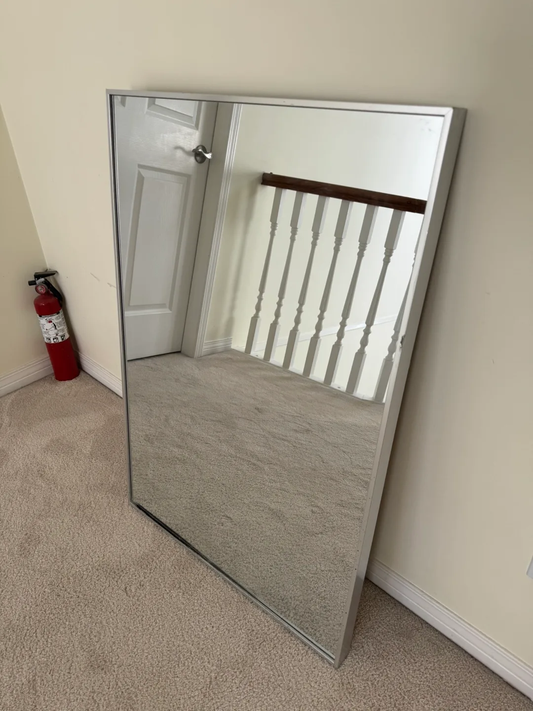 Silver Framed Wall Mirror thumbnail