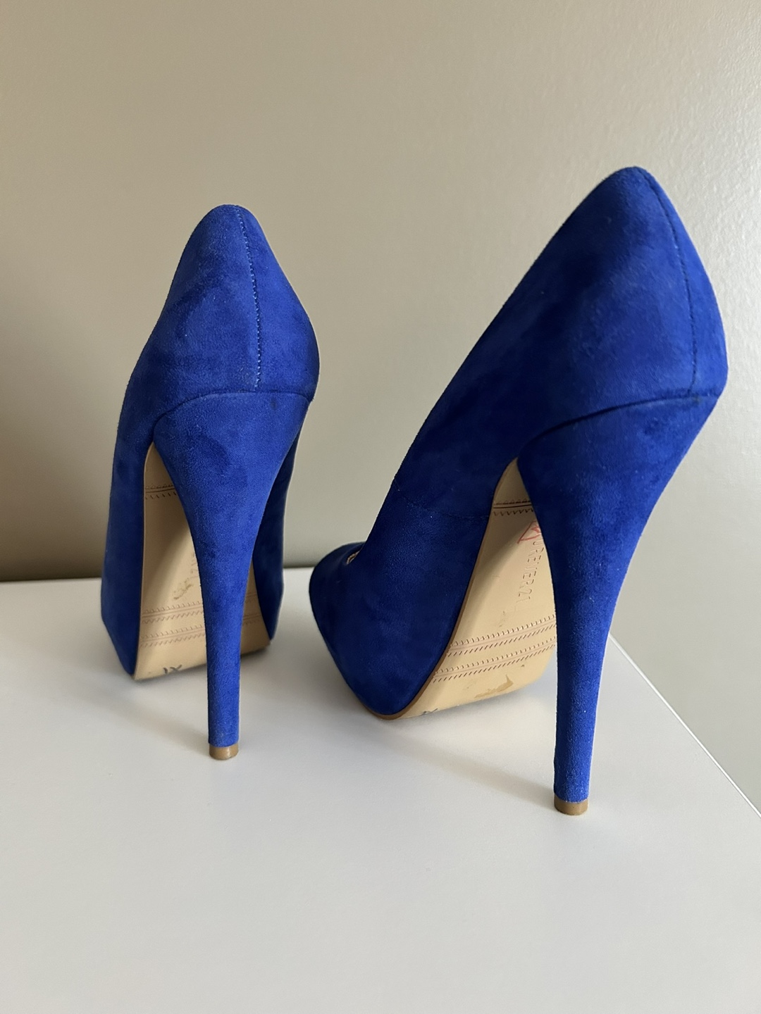 Forever 21 blue heels size 6 - photo 4