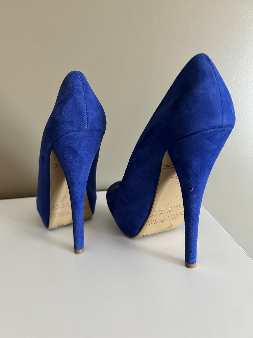 Forever 21 blue heels size 6 - photo 3