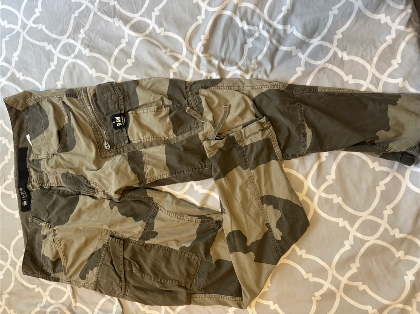 G-Star Raw Camo & Denim Pants thumbnail