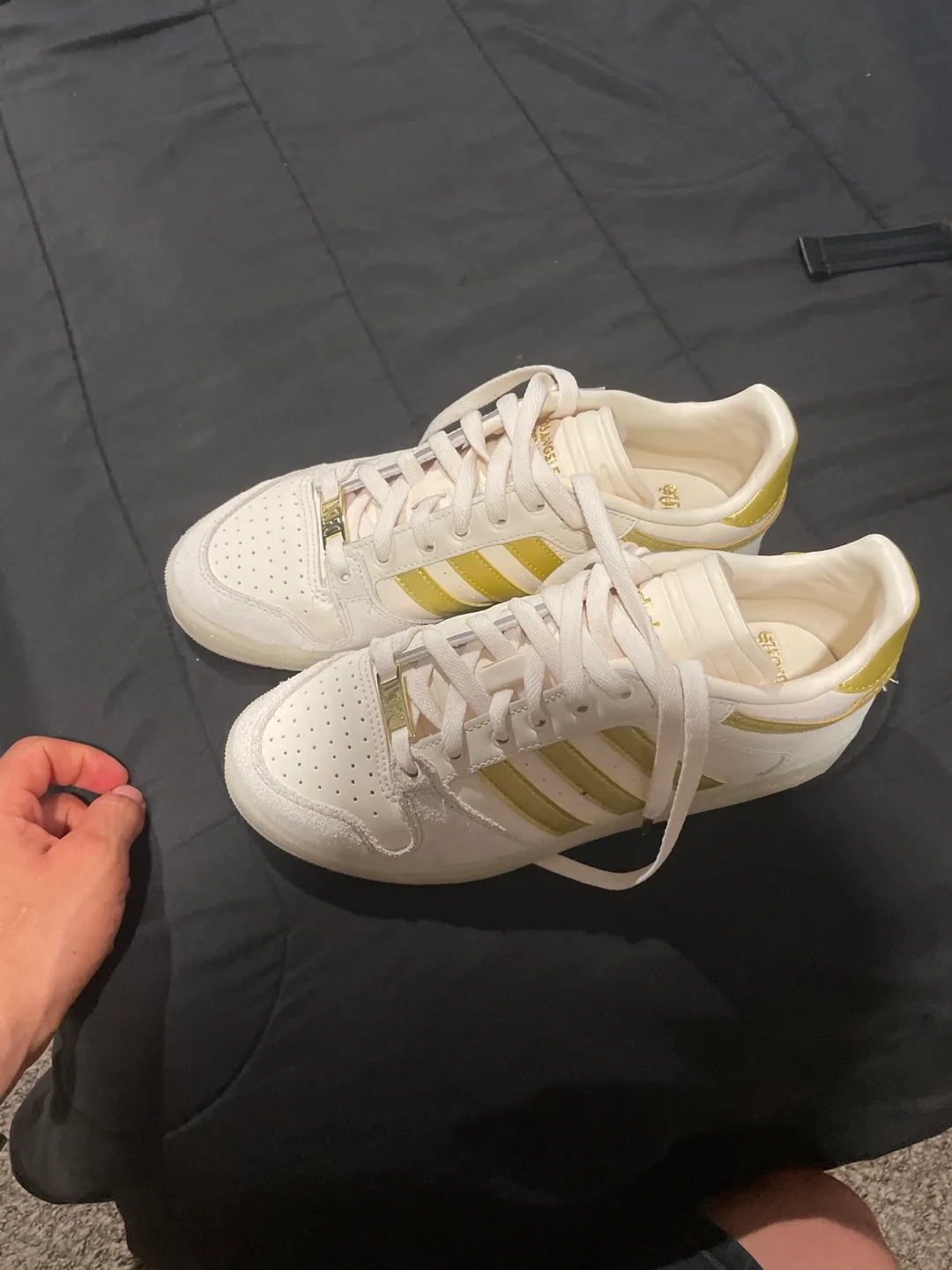 Adidas Forum Low White/Gold Shoes image indicator(3)