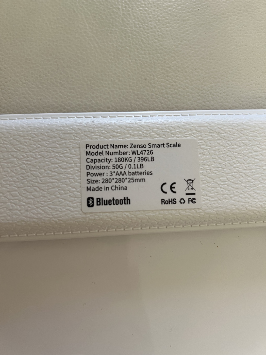 ZENS Smart Scale – Ultra-Thin & Matte White - photo 4