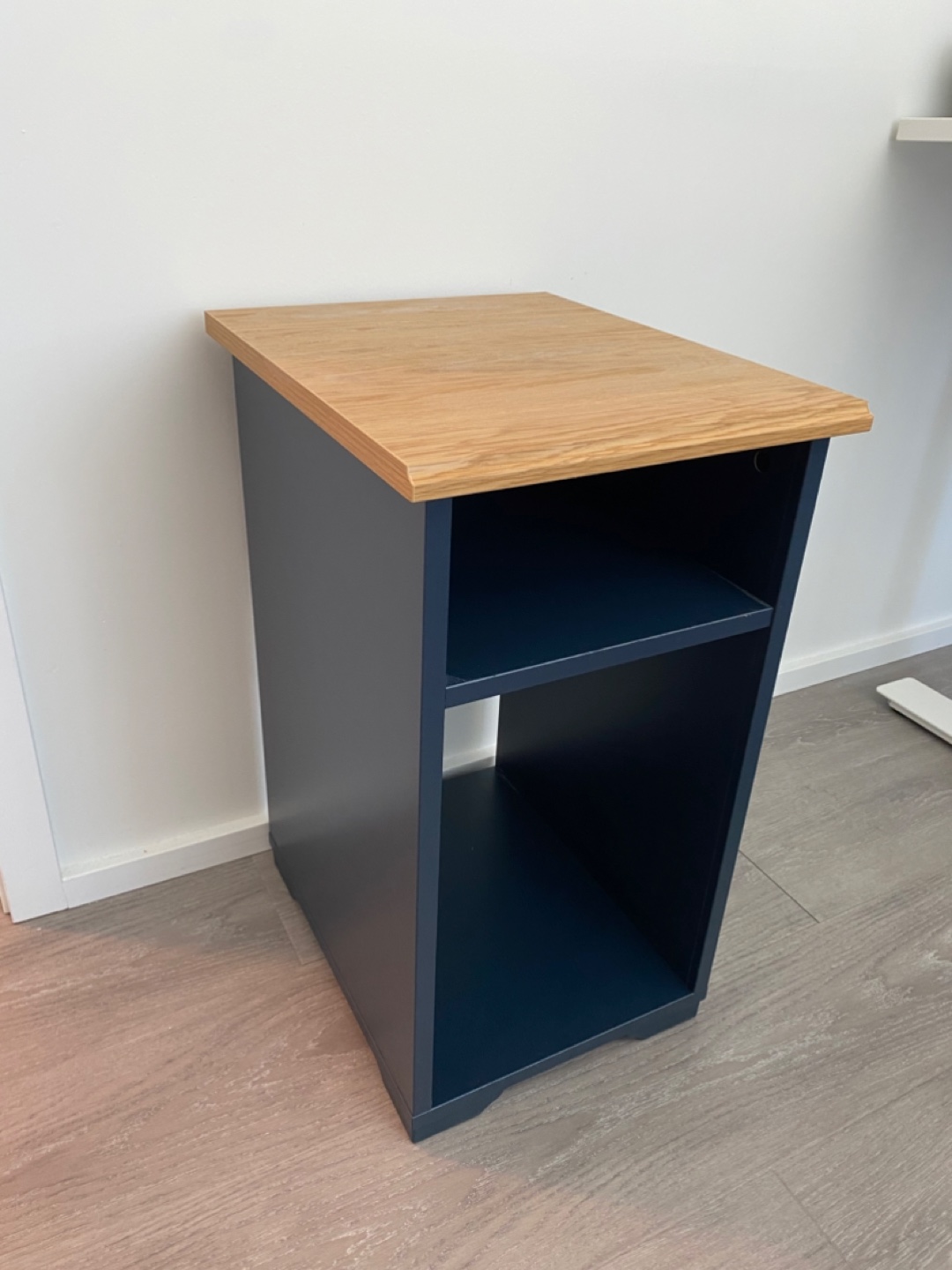 IKEA Skruvby Side Table - Black-Blue
