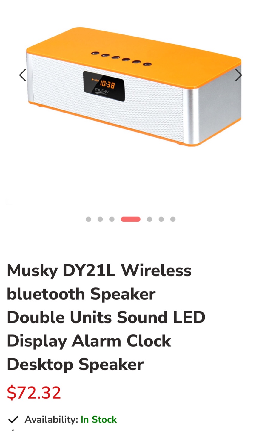 Musky Mini Hifi Bluetooth Speaker (2) - photo 4